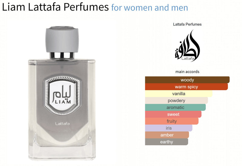 Liam Lattafa Perfumes for women and men - ParfumAmaruParis