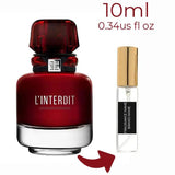 L'Interdit Eau de Parfum Rouge Givenchy for women Decant Fragrance Samples - ParfumAmaruParis