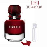 L'Interdit Eau de Parfum Rouge Givenchy for women Decant Fragrance Samples - ParfumAmaruParis