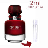 L'Interdit Eau de Parfum Rouge Givenchy for women Decant Fragrance Samples - ParfumAmaruParis