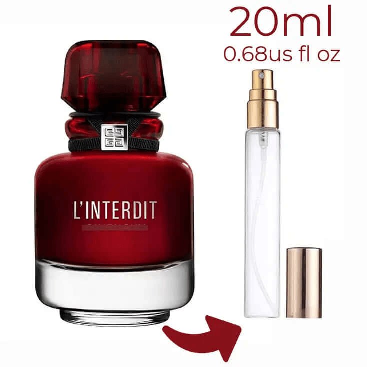 L'Interdit Eau de Parfum Rouge Givenchy for women Decant Fragrance Samples - ParfumAmaruParis