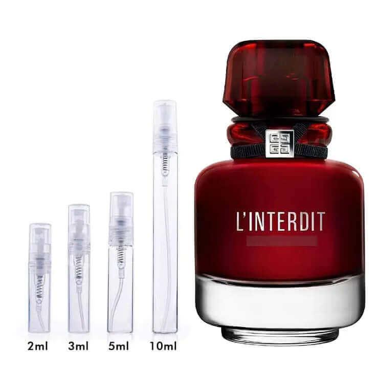 L'Interdit Eau de Parfum Rouge Givenchy for women Decant Fragrance Samples - ParfumAmaruParis