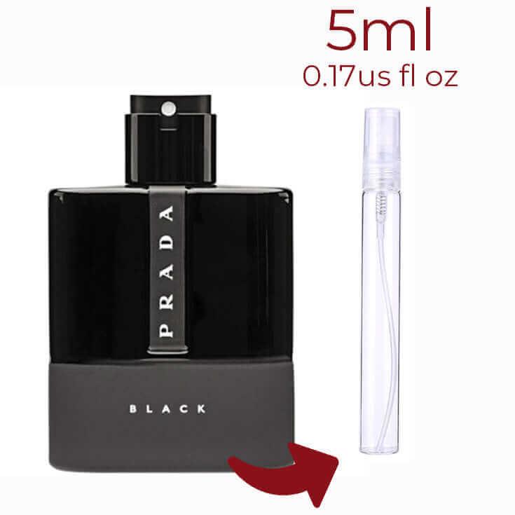 Luna Rossa Black Prada for men Decant Fragrance Samples - ParfumAmaruParis