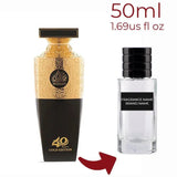 Madawi 40 years Gold Edition Arabian Oud for women and men Decant Fragrance Samples - ParfumAmaruParis