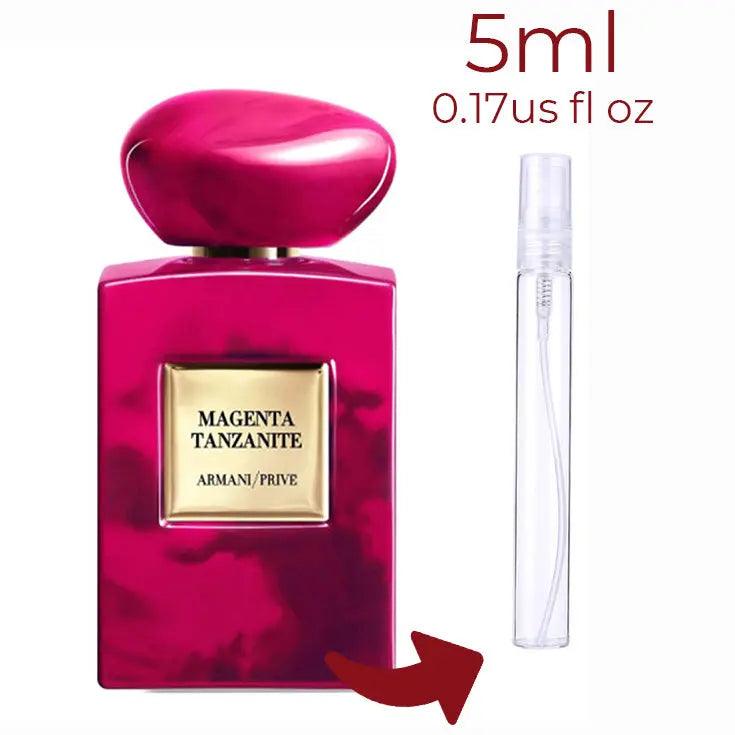 Magenta Tanzanite Giorgio Armani for women and men Decant Fragrance Samples - ParfumAmaruParis