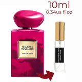 Magenta Tanzanite Giorgio Armani for women and men Decant Fragrance Samples - ParfumAmaruParis