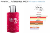 Mmmm... Juliette Has A Gun for women and men Decant Fragrance Samples - ParfumAmaruParis