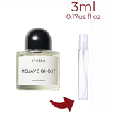 Mojave Ghost Byredo for women and men Decant Fragrance Samples - ParfumAmaruParis