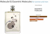 Molecule 01 Escentric Molecules for women and men Decant Fragrance Samples - ParfumAmaruParis