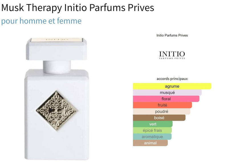 Musk Therapy Initio Parfums Prives for women and men Decant Fragrance Samples - ParfumAmaruParis