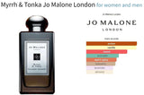 Myrrh & Tonka Jo Malone London for women and men Decant Fragrance Samples - ParfumAmaruParis