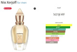 Nio Xerjoff for men Decant Fragrance Samples - ParfumAmaruParis