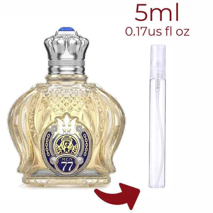 Opulent Shaik Classic No 77 Shaik for men Decant Fragrance Samples - ParfumAmaruParis