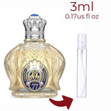 Opulent Shaik Classic No 77 Shaik for men Decant Fragrance Samples - ParfumAmaruParis