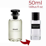 Orage Louis Vuitton for men Decant Fragrance Samples - ParfumAmaruParis