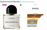 Oud Immortel Byredo for women and men Decant Fragrance Samples - ParfumAmaruParis