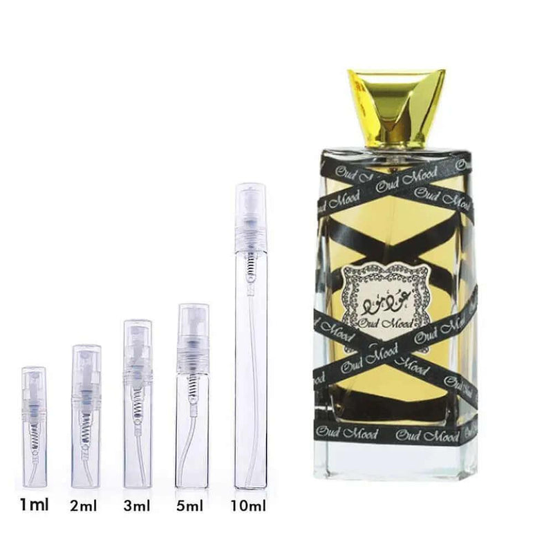 Oud Mood Lattafa Perfumes for women and men Decant Fragrance Samples - ParfumAmaruParis