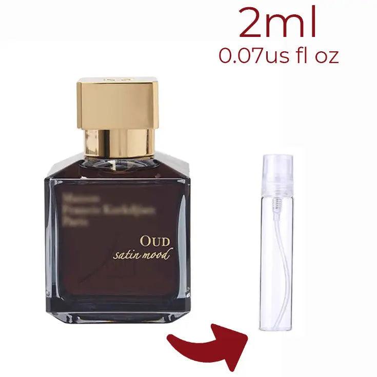 Oud Satin Mood Maison Francis Kurkdjian for women and men Decant Fragrance Samples - ParfumAmaruParis