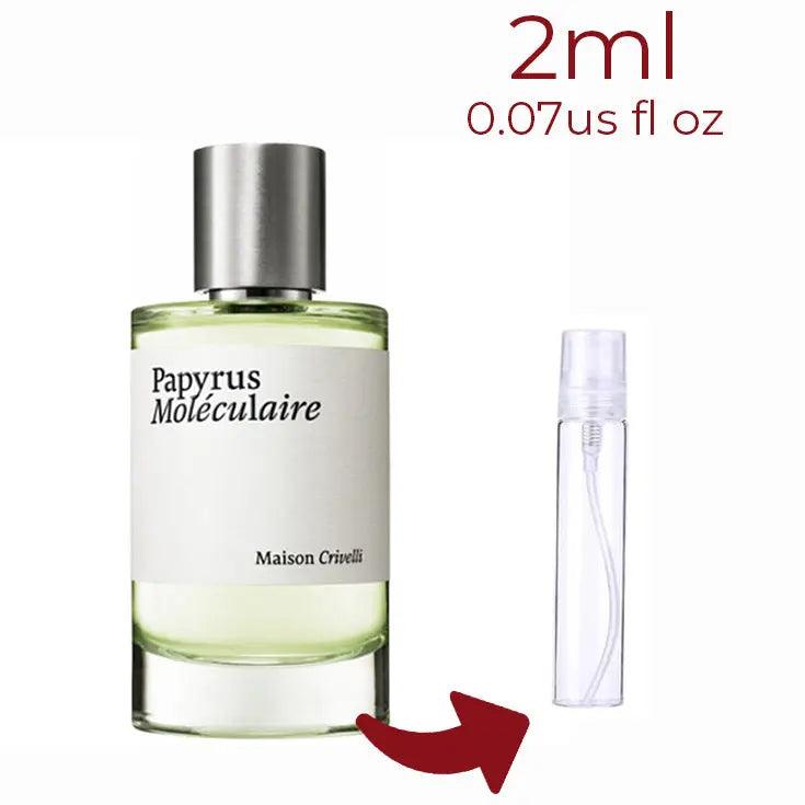 Papyrus Moleculaire Maison Crivelli for women and men Decant Fragrance Samples - ParfumAmaruParis