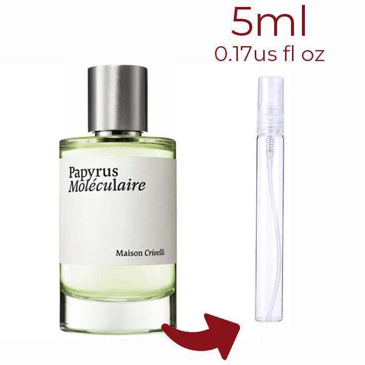 Papyrus Moleculaire Maison Crivelli for women and men Decant Fragrance Samples - ParfumAmaruParis