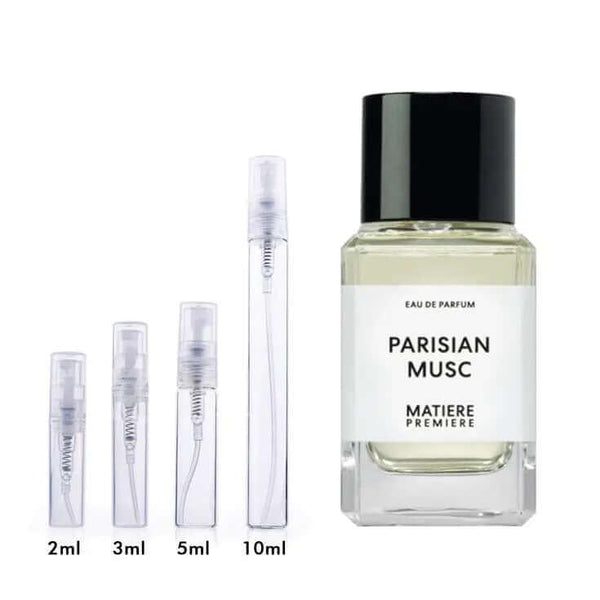 Parisian Musc Matiere Premiere for women and men Decant Fragrance Samples - ParfumAmaruParis