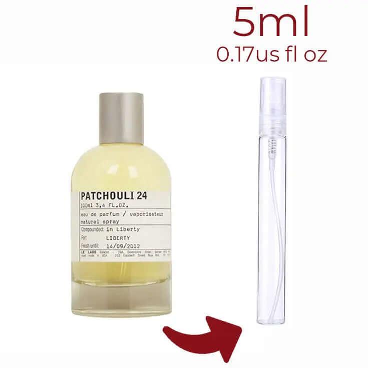 Patchouli 24 Le Labo for women and men Decant Fragrance Samples - ParfumAmaruParis