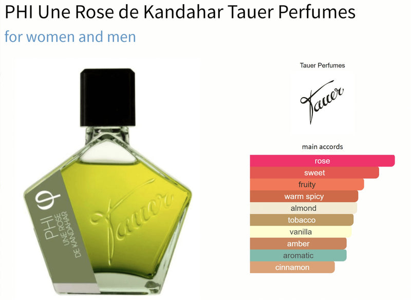 PHI Une Rose de Kandahar Tauer Perfumes for women and men - ParfumAmaruParis