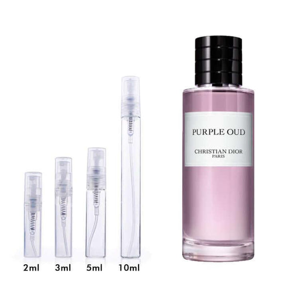 Purple Oud Dior for women and men Decant Fragrance Samples - ParfumAmaruParis