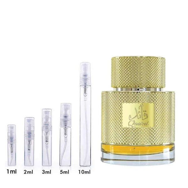 Qaa'ed Lattafa Perfumes for women and men Decant Fragrance Samples - ParfumAmaruParis