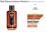 Red Tobacco Intense Mancera for women and men - ParfumAmaruParis