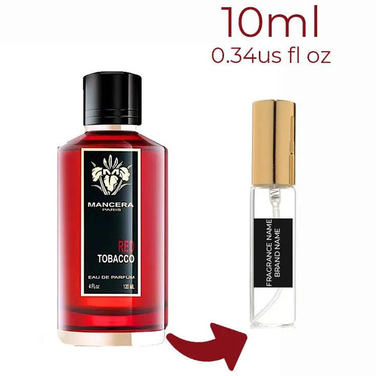 Red Tobacco Mancera for women and men Decant Fragrance Samples - ParfumAmaruParis