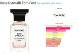 Rose D'Amalfi Tom Ford for women and men Decant Fragrance Samples - ParfumAmaruParis