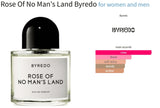 Rose Of No Man's Land Byredo for women and men Decant Fragrance Samples - ParfumAmaruParis