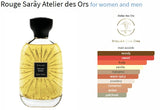 Rouge Sarây Atelier des Ors for women and men - ParfumAmaruParis