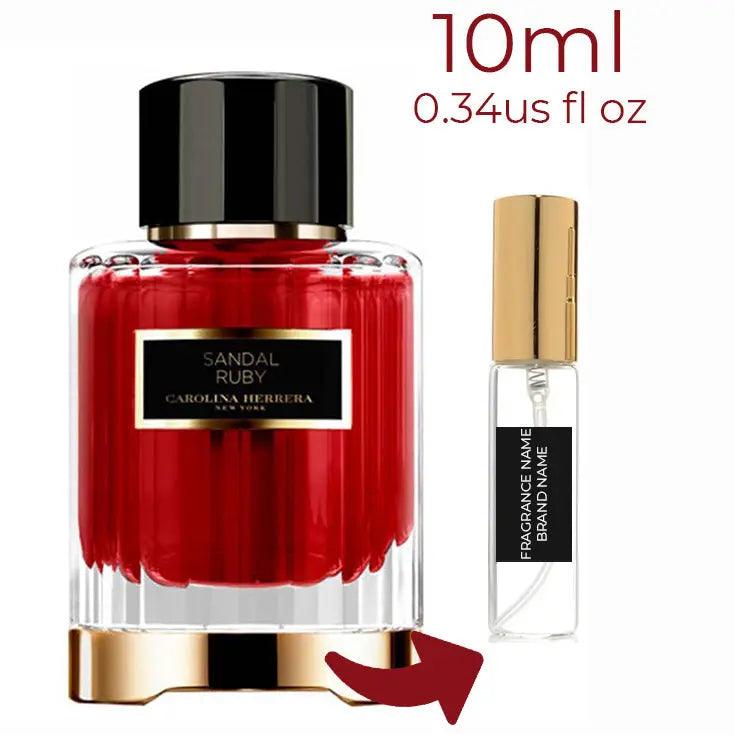 Sandal Ruby Carolina Herrera for women and men Decant Fragrance Samples - ParfumAmaruParis