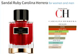 Sandal Ruby Carolina Herrera for women and men Decant Fragrance Samples - ParfumAmaruParis