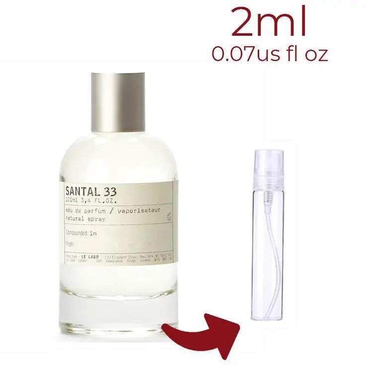 Santal 33 Le Labo for women and men Decant Fragrance Samples - ParfumAmaruParis