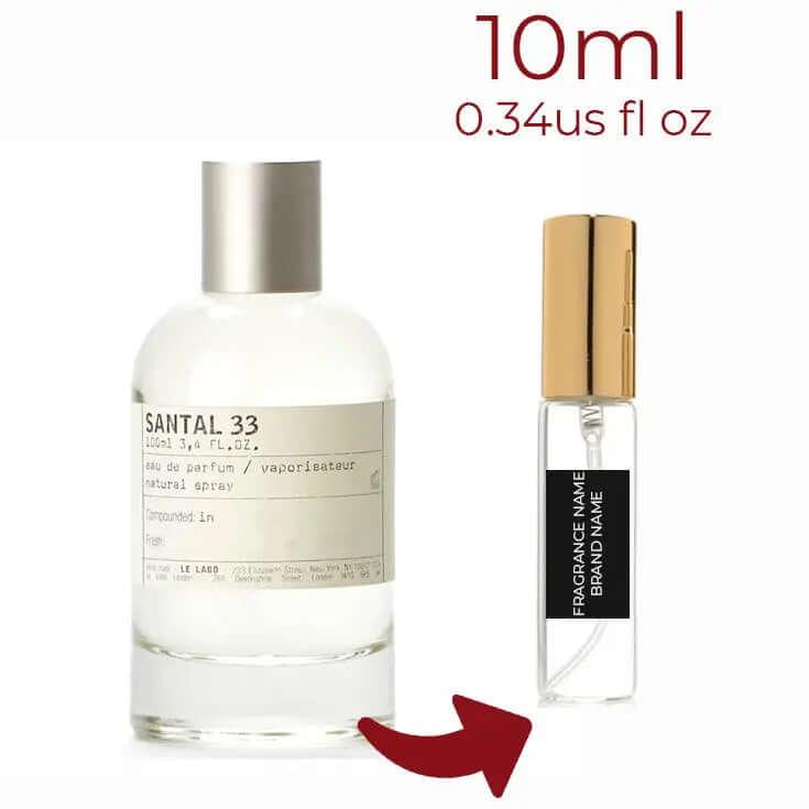 Santal 33 Le Labo for women and men Decant Fragrance Samples - ParfumAmaruParis