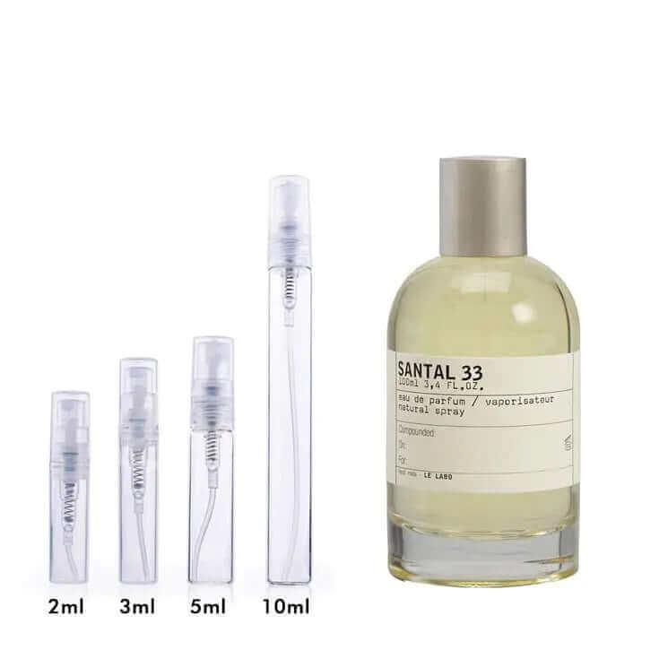 Santal 33 Le Labo for women and men Decant Fragrance Samples - ParfumAmaruParis