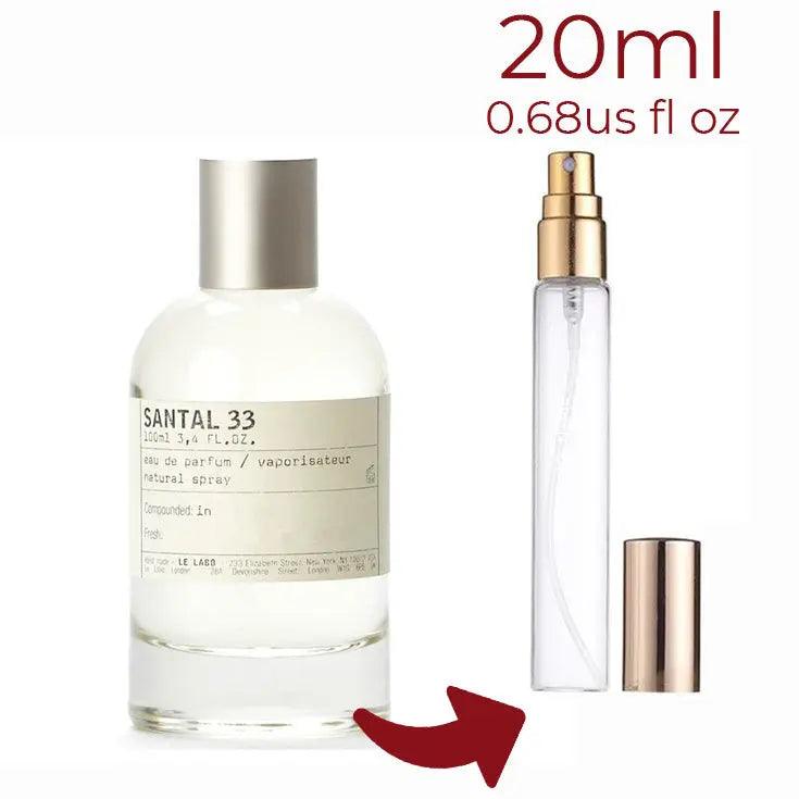 Santal 33 Le Labo for women and men Decant Fragrance Samples - ParfumAmaruParis