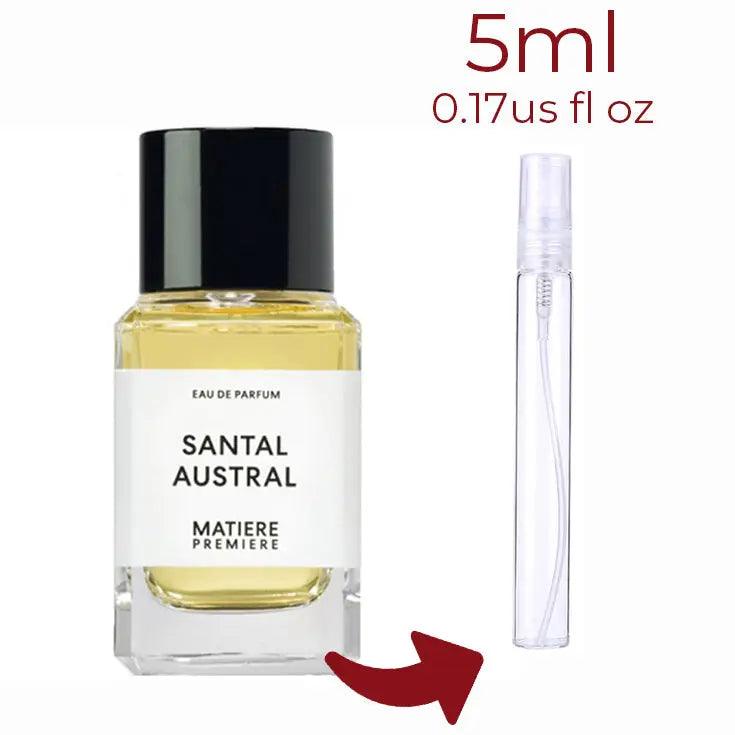 Santal Austral Matiere Premiere for women and men Decant Fragrance Samples - ParfumAmaruParis