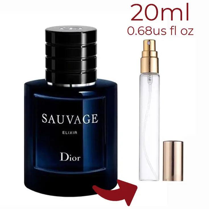 Sauvage Elixir Dior for men Decant Fragrance Samples - ParfumAmaruParis