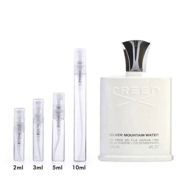 Silver Mountain Water Creed for women and men Decant Fragrance Samples - ParfumAmaruParis