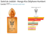 Soleil de Jeddah - Mango Kiss Stéphane Humbert Lucas 777 for women and men Decant Fragrance Samples - ParfumAmaruParis