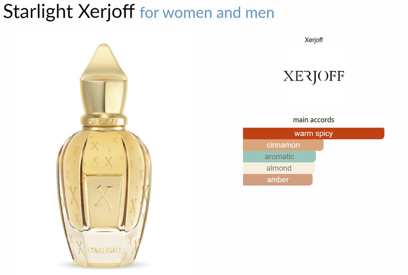 Starlight Xerjoff for women and men - ParfumAmaruParis