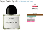 Super Cedar Byredo for women and men Decant Fragrance Samples - ParfumAmaruParis