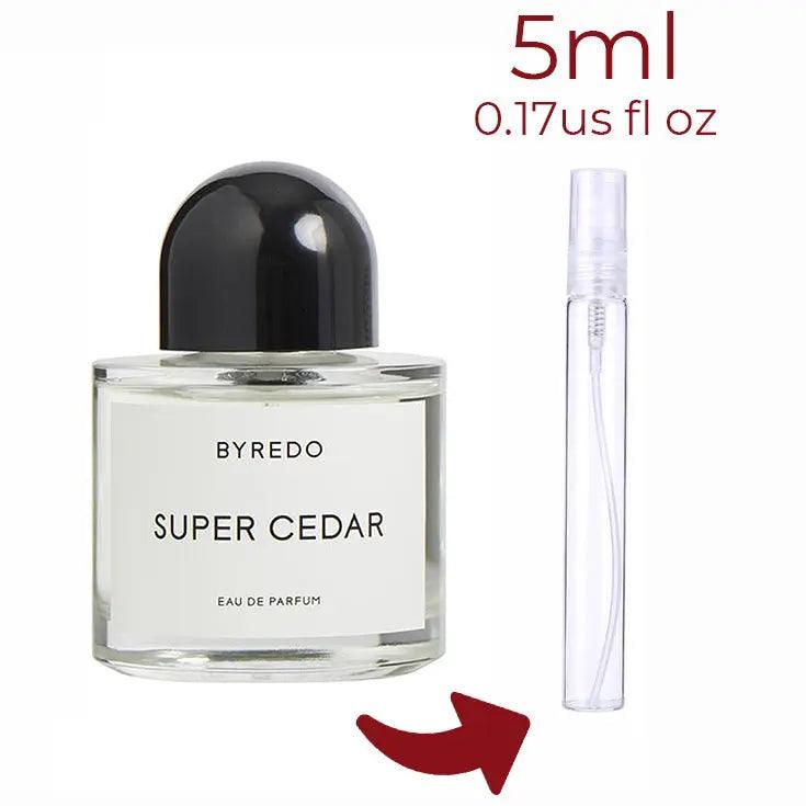 Super Cedar Byredo for women and men Decant Fragrance Samples - ParfumAmaruParis