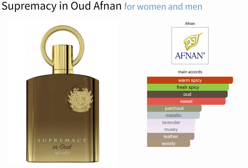 Supremacy in Oud Afnan for women and men - ParfumAmaruParis