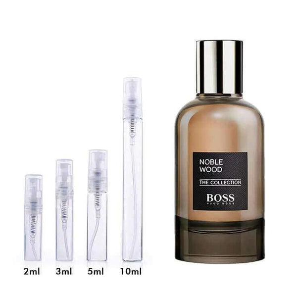 The Collection Noble Wood Hugo Boss for men Decant Fragrance Samples - ParfumAmaruParis