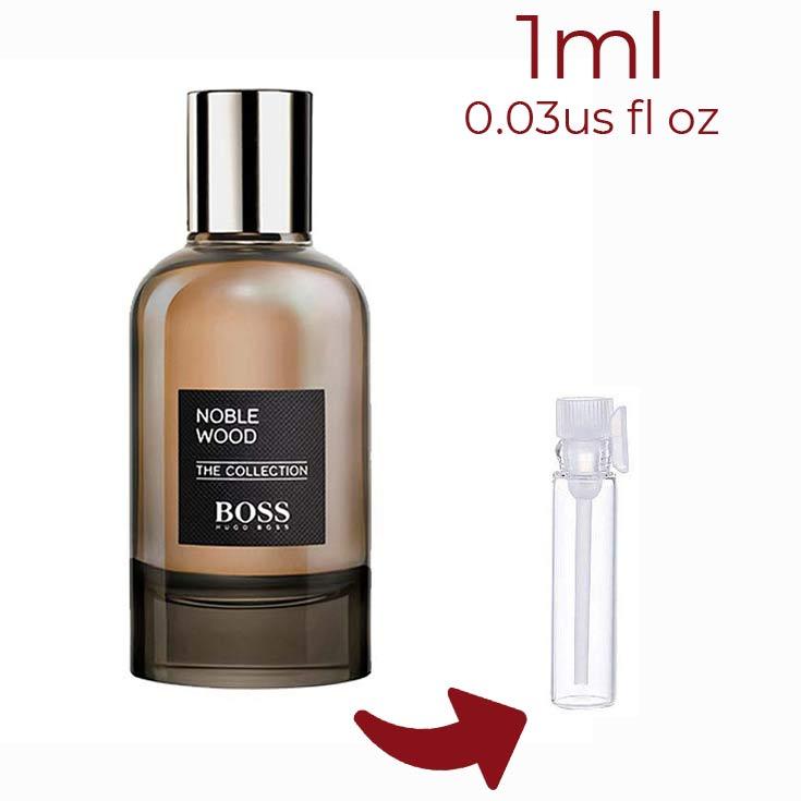 The Collection Noble Wood Hugo Boss for men Decant Fragrance Samples - ParfumAmaruParis